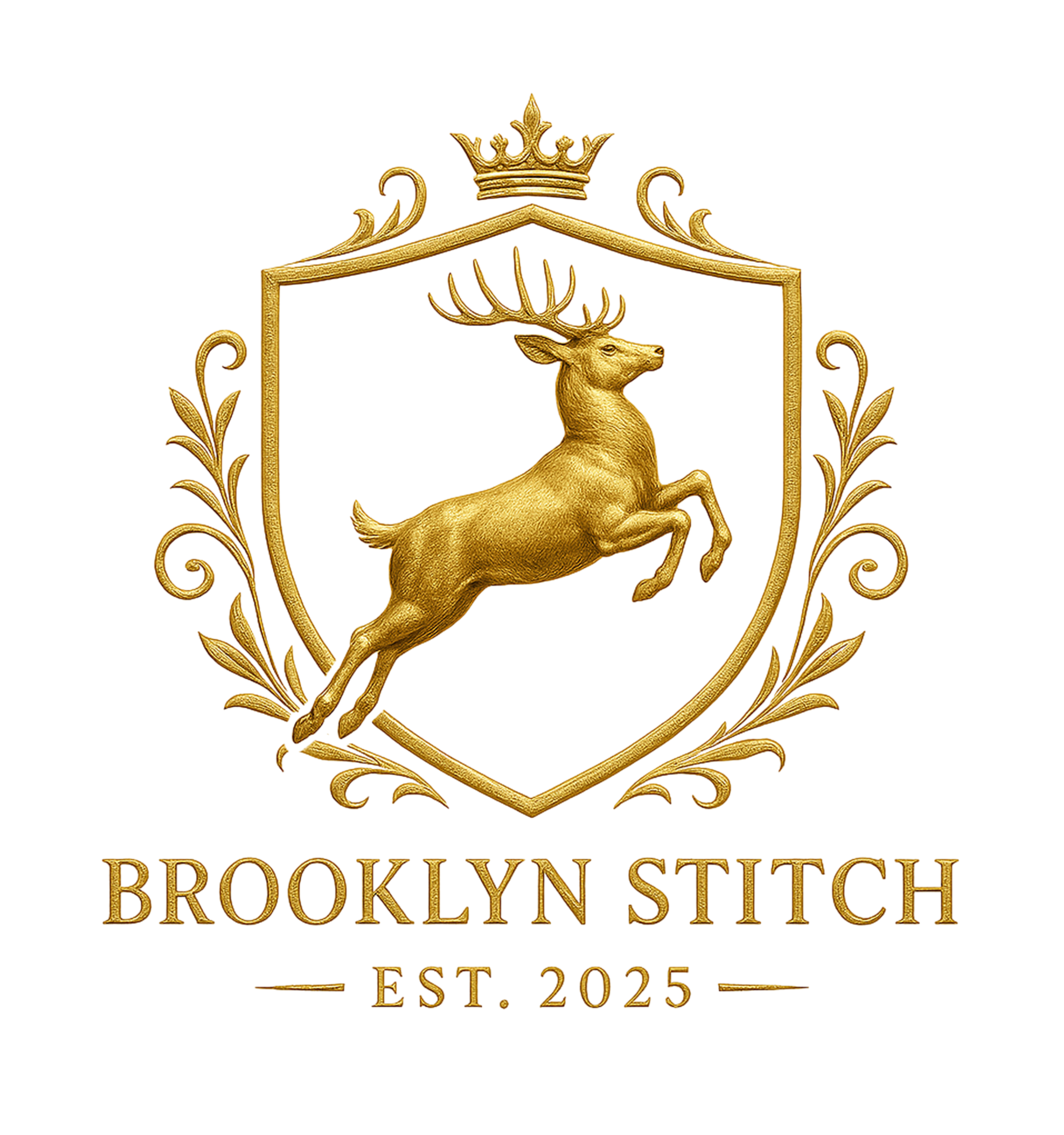 Brooklyn Stitch crest logo - luxury t-shirt streetwear India